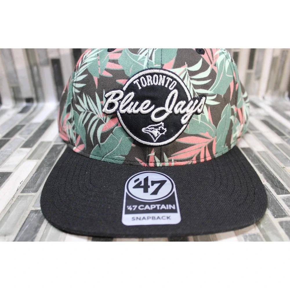 '47 Captain Snapback Hat Toronto Blue Jays Tropical Theme‎ Island Adjsutable